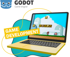 Godot.  Основа создания легендарных игр - КИБЕРшкола программирования для детей, компьютерные курсы для школьников, начинающих и подростков - KIBERone г. Домодедово