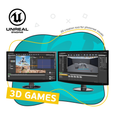 Unreal Engine 4. Игровой движок - КИБЕРшкола программирования для детей, компьютерные курсы для школьников, начинающих и подростков - KIBERone г. Домодедово