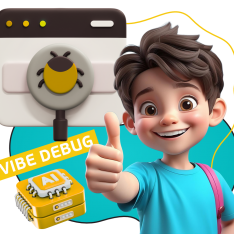 Тестирование & Vibe Debug. Охотники за багами - КИБЕРшкола программирования для детей, компьютерные курсы для школьников, начинающих и подростков - KIBERone г. Домодедово
