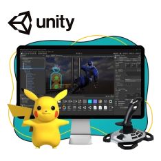 Мир игр на Unity 2D на популярном движке + AI-помощники - КИБЕРшкола программирования для детей, компьютерные курсы для школьников, начинающих и подростков - KIBERone г. Домодедово