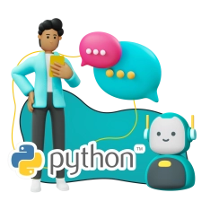 Умный чат-бот на Python на Telegram - КИБЕРшкола программирования для детей, компьютерные курсы для школьников, начинающих и подростков - KIBERone г. Домодедово