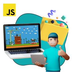 Программирование на JavaScript. Учимся создавать игры! - КИБЕРшкола программирования для детей, компьютерные курсы для школьников, начинающих и подростков - KIBERone г. Домодедово