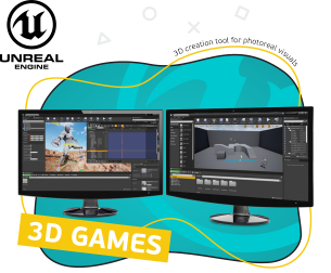 Unreal Engine 4. Игровой движок - Школа программирования для детей, компьютерные курсы для школьников, начинающих и подростков - KIBERone г. Домодедово